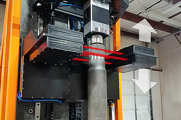 Automatic diameter inspection of shafts and axles