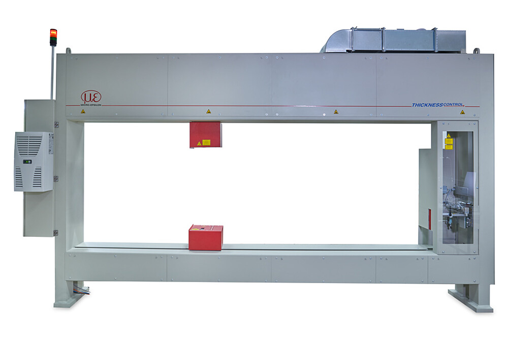 Thickness measurement with thicknessCONTROL from Micro-Epsilon