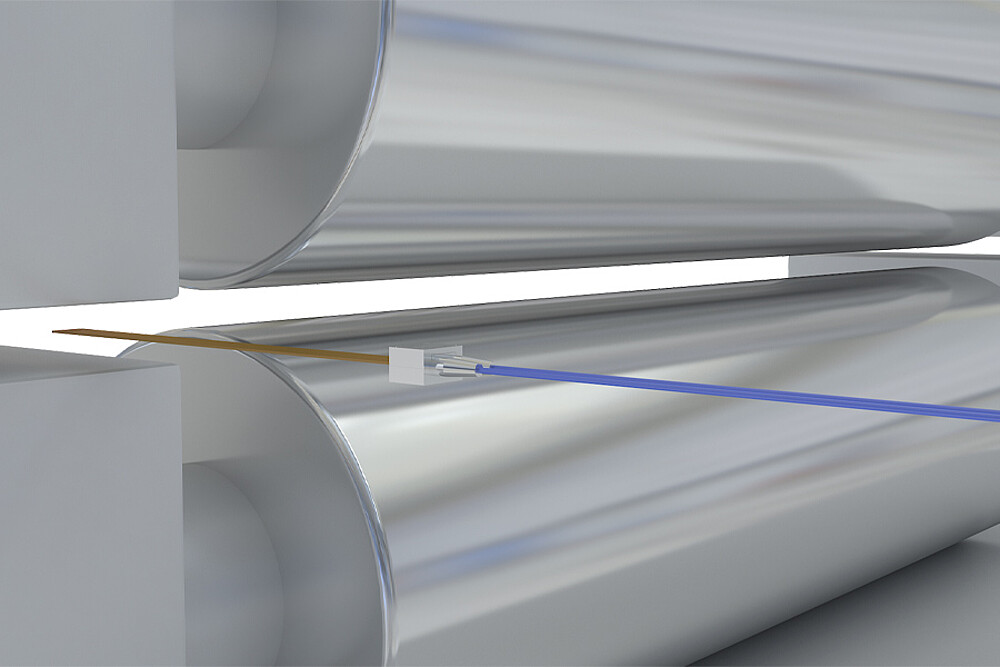 壓延製程中的滾輪間隙量測