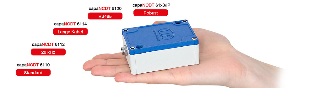 不同的 capaNCDT 版本